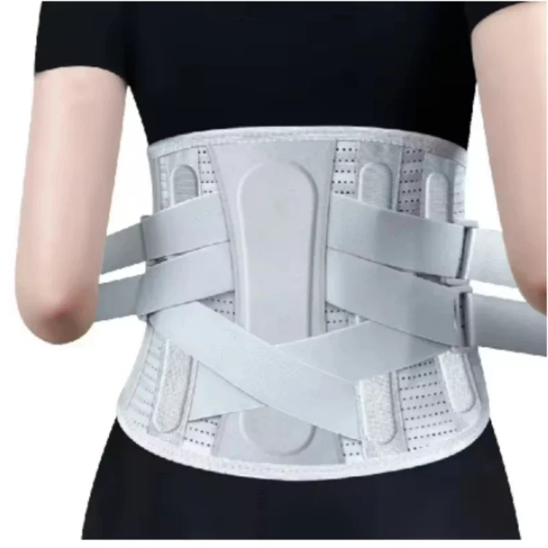 1-teilige Rückenstütze zur Linderung von Schmerzen im unteren Rückenbereich, Lordosenstützgürtel mit Lendenpolster, ergonomisches Design für Bandscheibenvorfall, Ischias