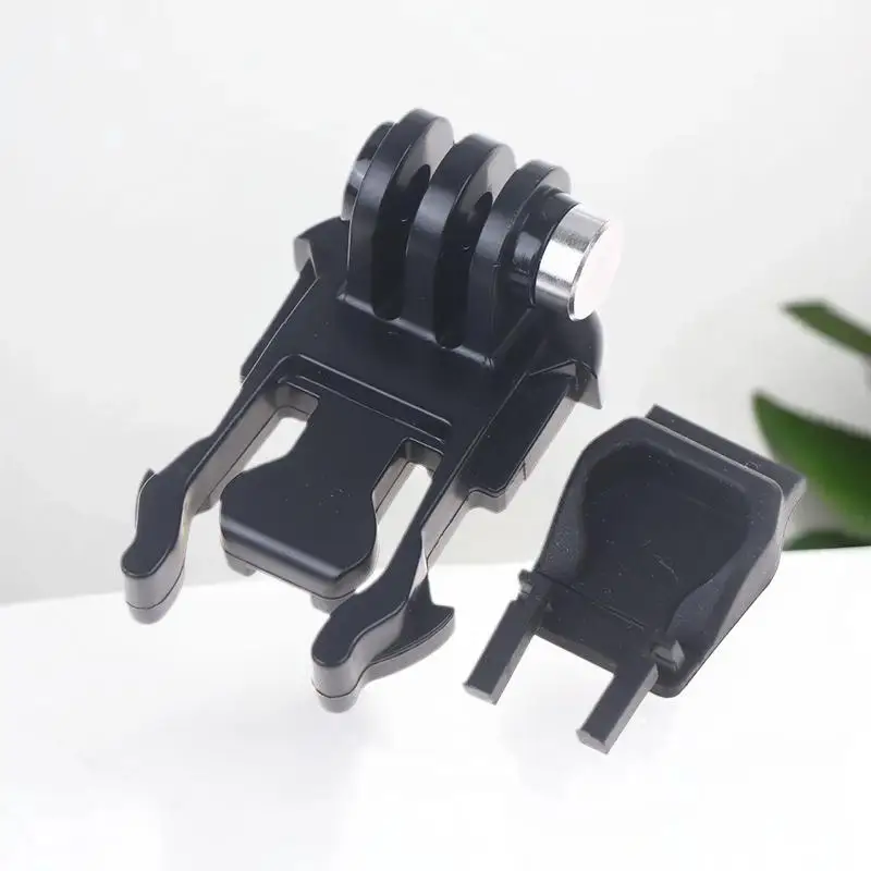 Fast Release Buckle with L Base Mount & Long Anti-Drop Plug Setup for GoPro Hero13 12 and Other Action Cameras