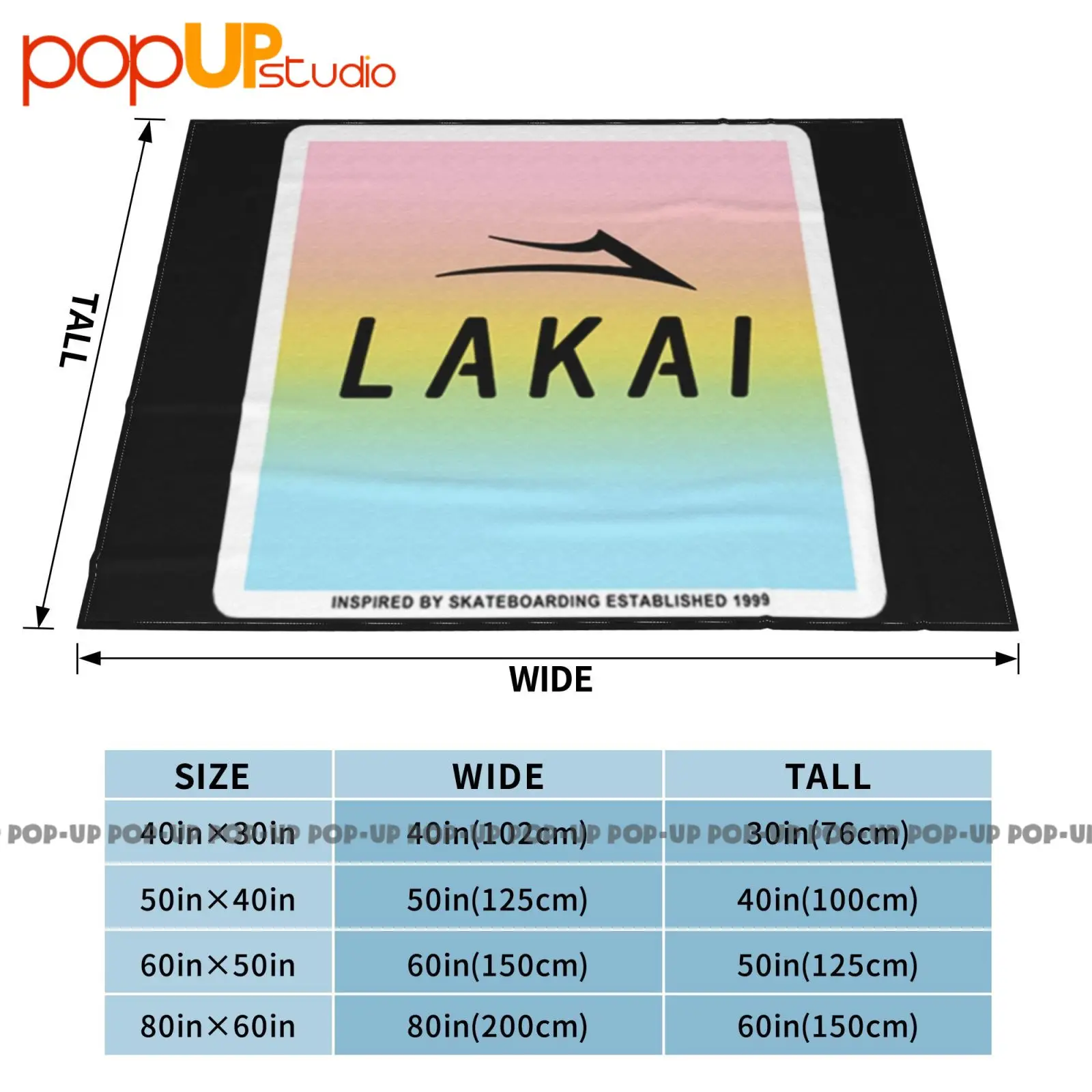 Lakai Footwear أحذية التزلج ملصق بطانية فائقة النعومة لحاف الشتاء غطاء أريكة أغطية السرير