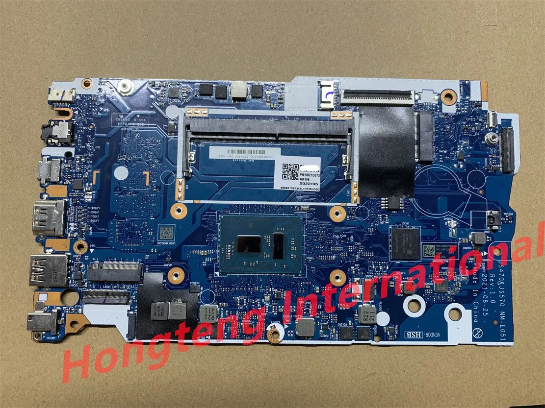 5b21d67343 nm-e051 voor Lenovo IdeaPad 1 15IJL7 LAPTOP moederbord MET N5100 cpu 4G 128G EMM 100% Getest OK