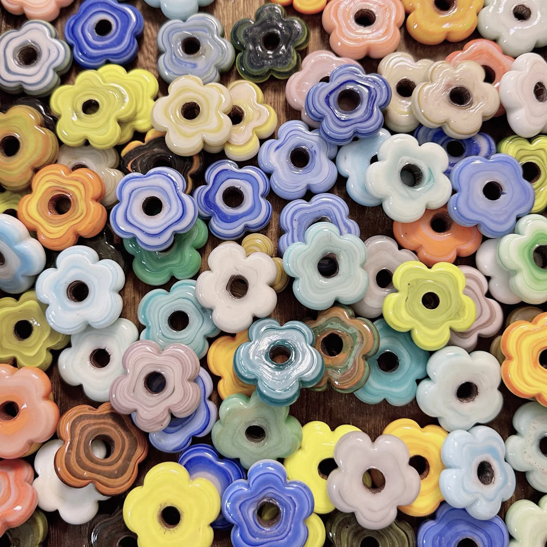 

10pieces 3cm Loose Spacer Beads for Jewelry Making DIY Handmade Bracelets Earrings