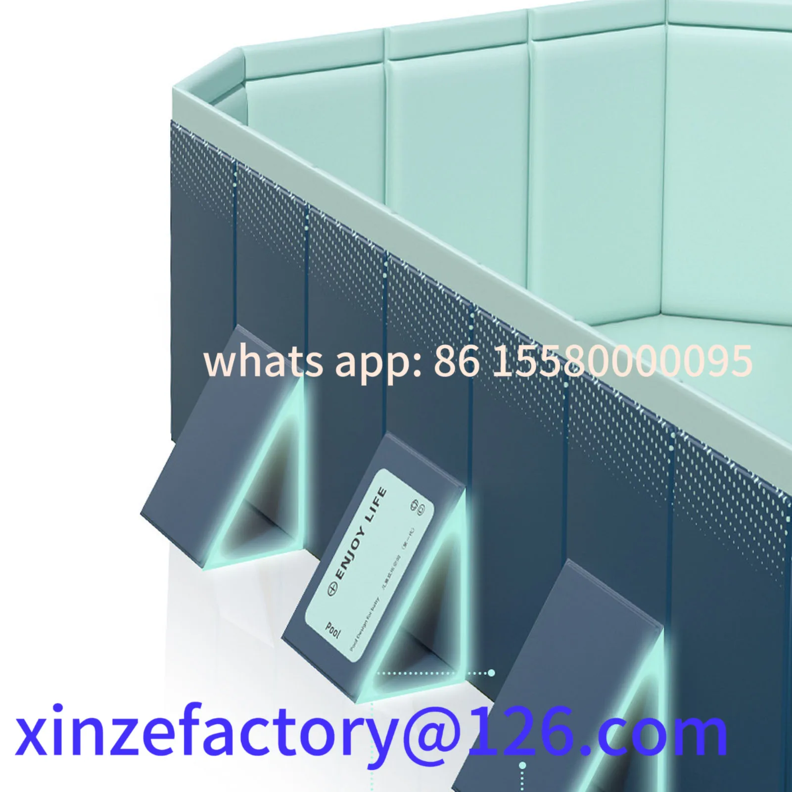 حمام سباحة قابل للتخصيص في الفناء الخلفي، حمام سباحة قابل للطي، نفخ حمام كبير الحجم للمنزل في الهواء الطلق #6