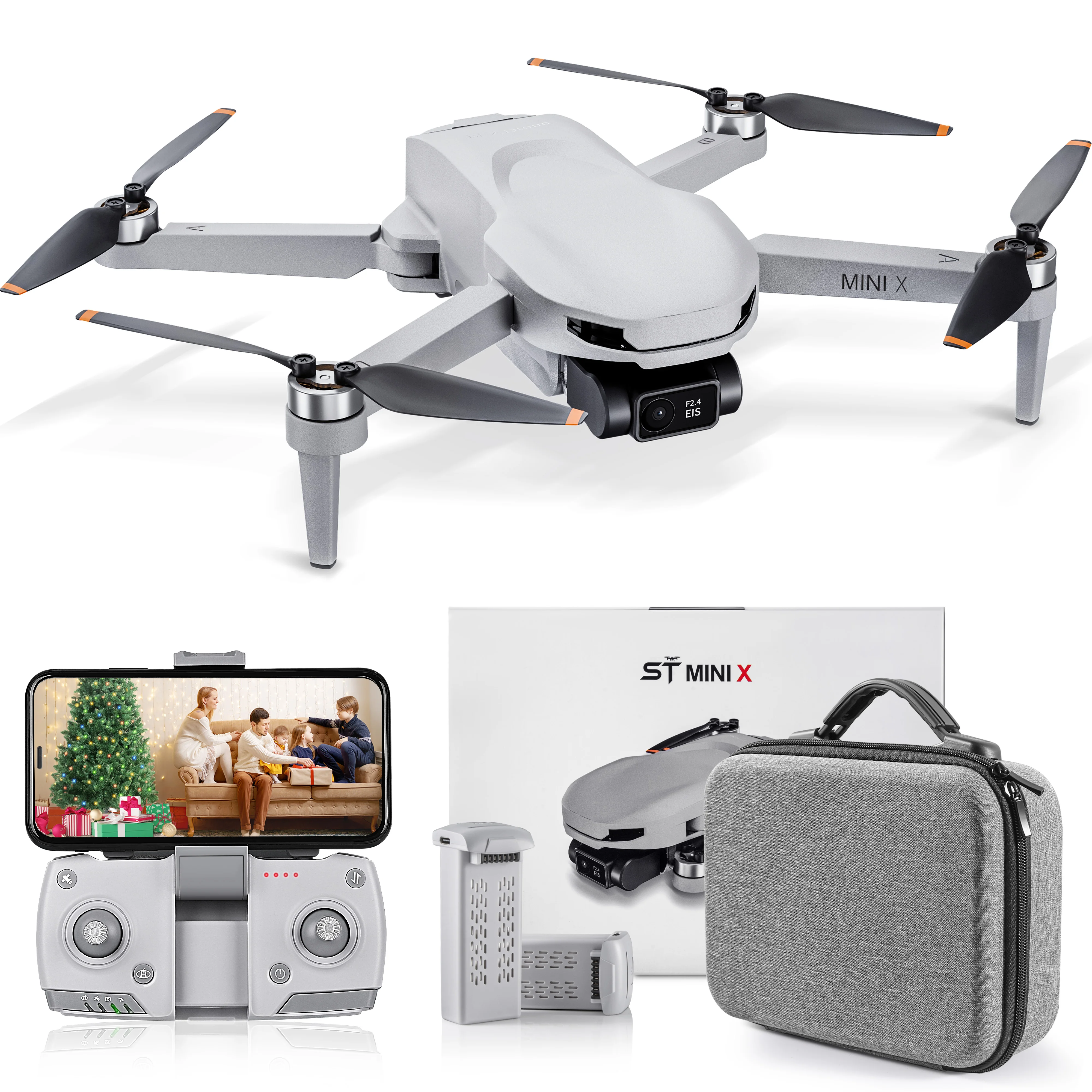 Drone Gimbal 2 Axis - Drone GPS com Câmera para Adultos