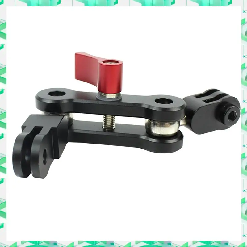 

FIZP Magic Arm Mount Adapter Activity Connector Aluminum Alloy Dual Head Pivot Gopro Action Camera 360 Rotation