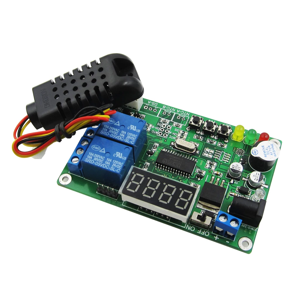 High precision Digital display intelligent temperature controller with 2 probe