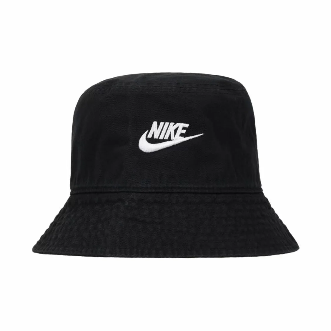 Nike Logo Embroidered Cotton Bucket Hat Unisex FB5381-010