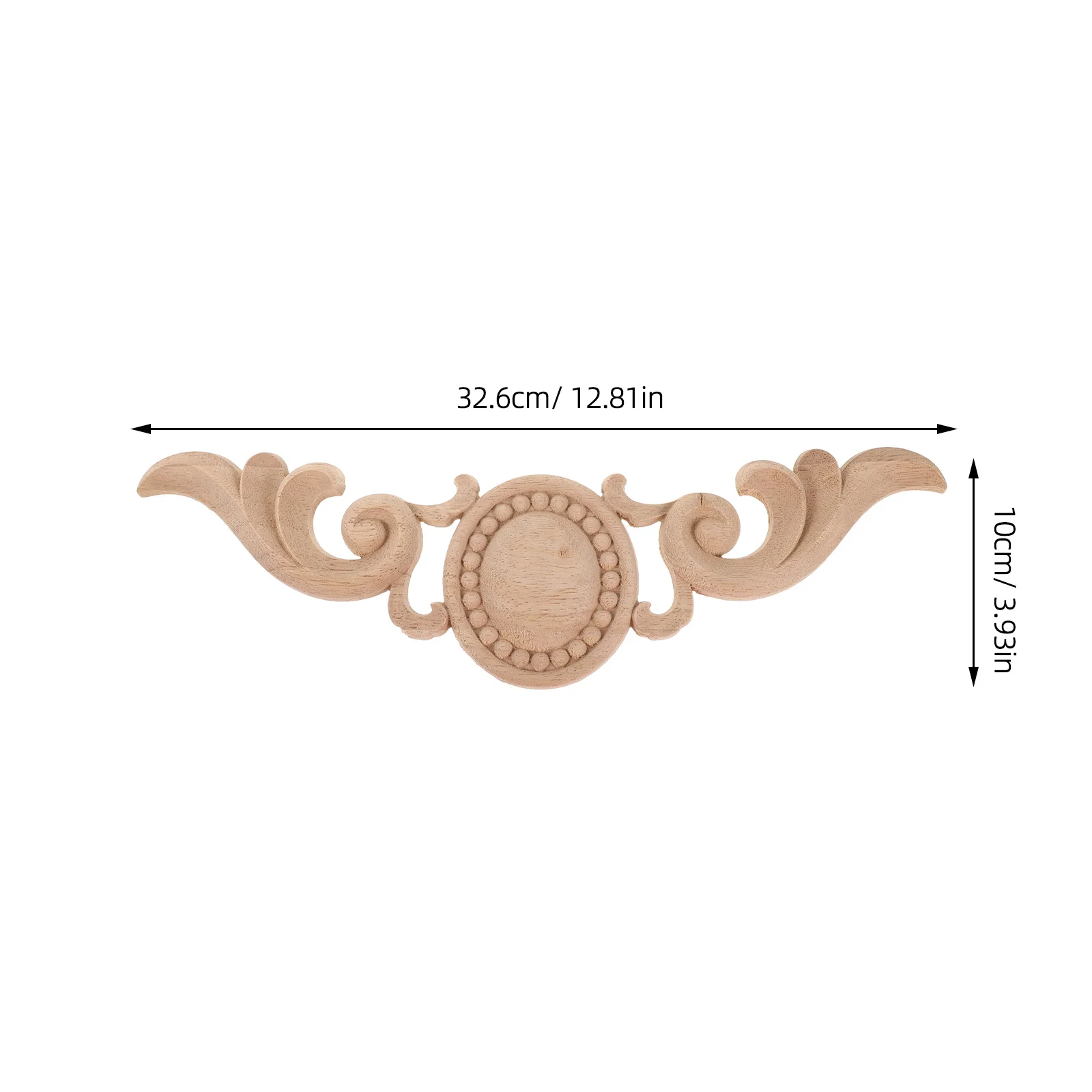 2 قطعة أثاث الزاوية الخشبية يزين الزخرفية منحوتة باليد خشبية Onlays DIY بها بنفسك ديكور المنزل زهرة الخشب منحوتة تقليم صب