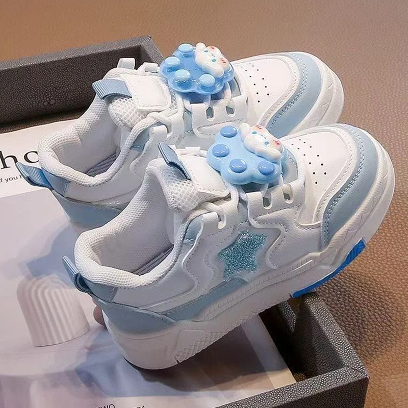 

Anime Shoes Cinnamoroll Shoes Children's Girls Sneakers New Fashion Casual Shoes Girls Soft Sole Sports Shoes Kawaii Board Shoes