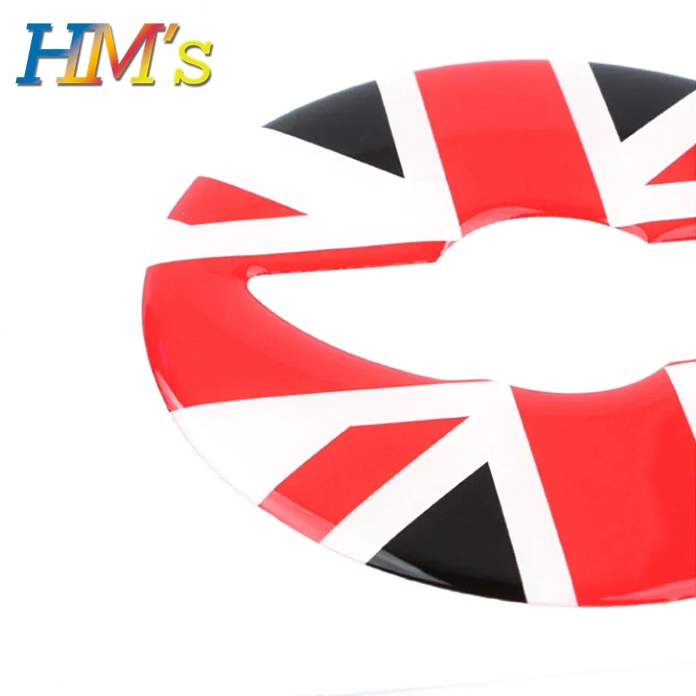 For Mini Countryman F60 Car Steering Wheel Center Decals Sticker Styling Accessories For Mini Cooper F56 F55 F57 For Clubman F54