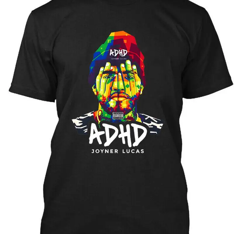 

Новая популярная футболка Joyner Lucas Adhd с американским винтажным логотипом, размер S 4XL