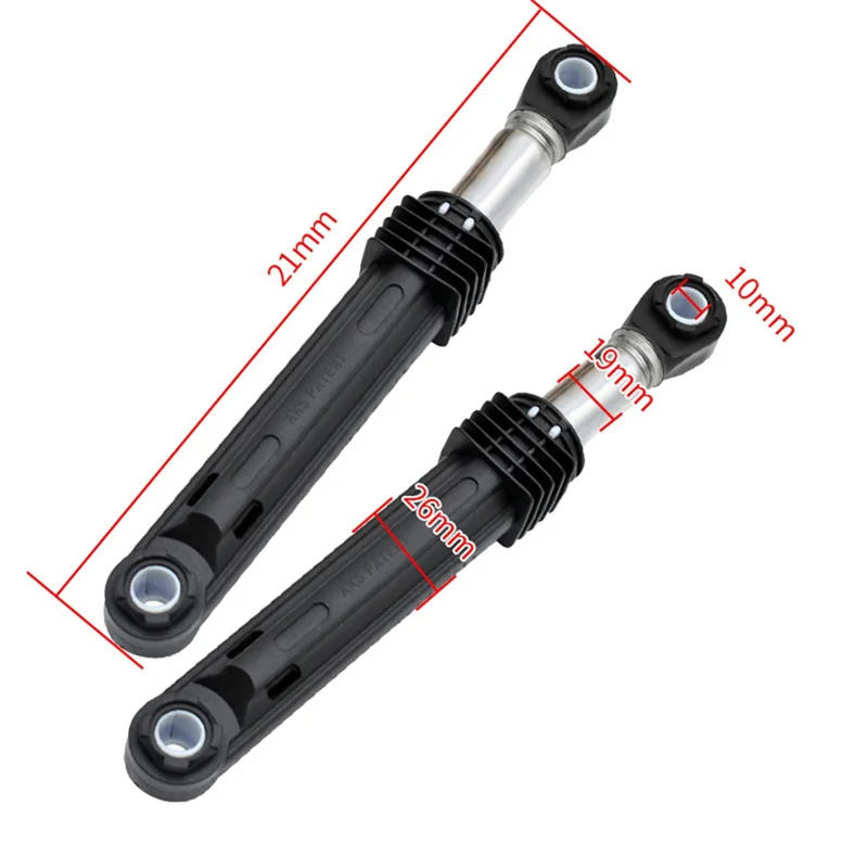 Peças de carga frontal para lavadora LG, amortecedor, escudo plástico, arruela, 4pcs