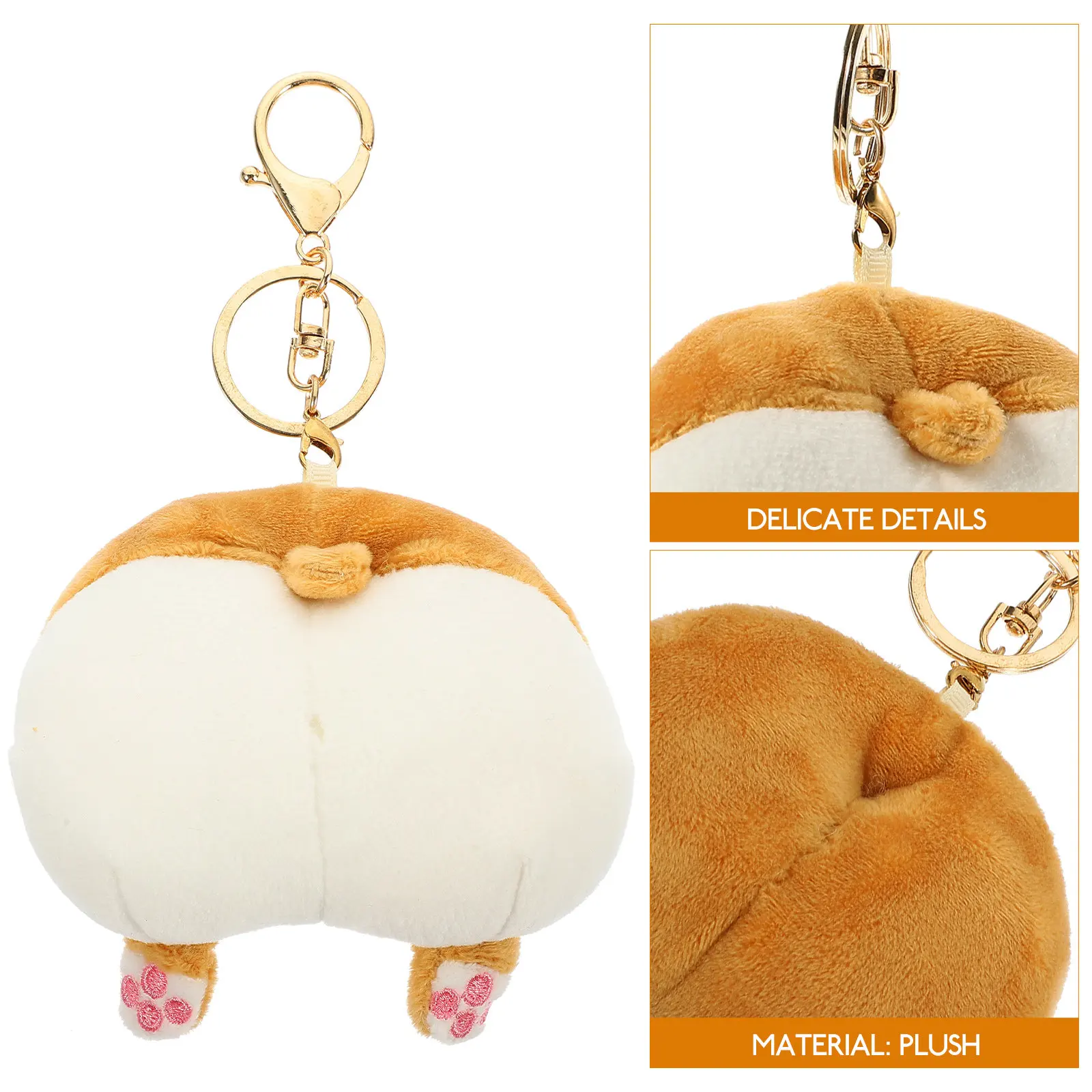 

Забавный кошелек-монетница в виде тигровой попы, милый маленький кошелек на молнии для мелочи, портативный держатель для мелочи, чехол для наушников, кошелек-портмоне