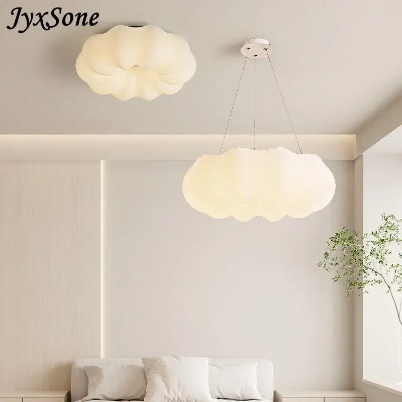 Cloud Ceiling Light White Led Chandelier for Dining Room Children Bedroom Living Room Learning Creative Decorative Lighting