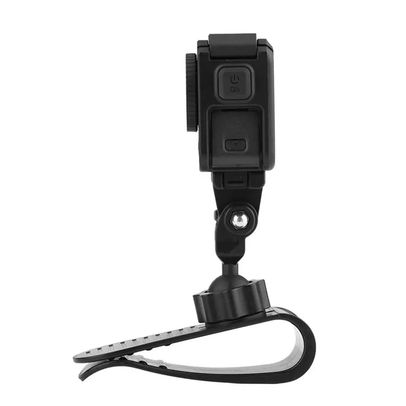 B31B Action Camera Car Sun Visor Mount Bracket for DJI Action 4 X3, 1/4 Inch Adapter Car Clip