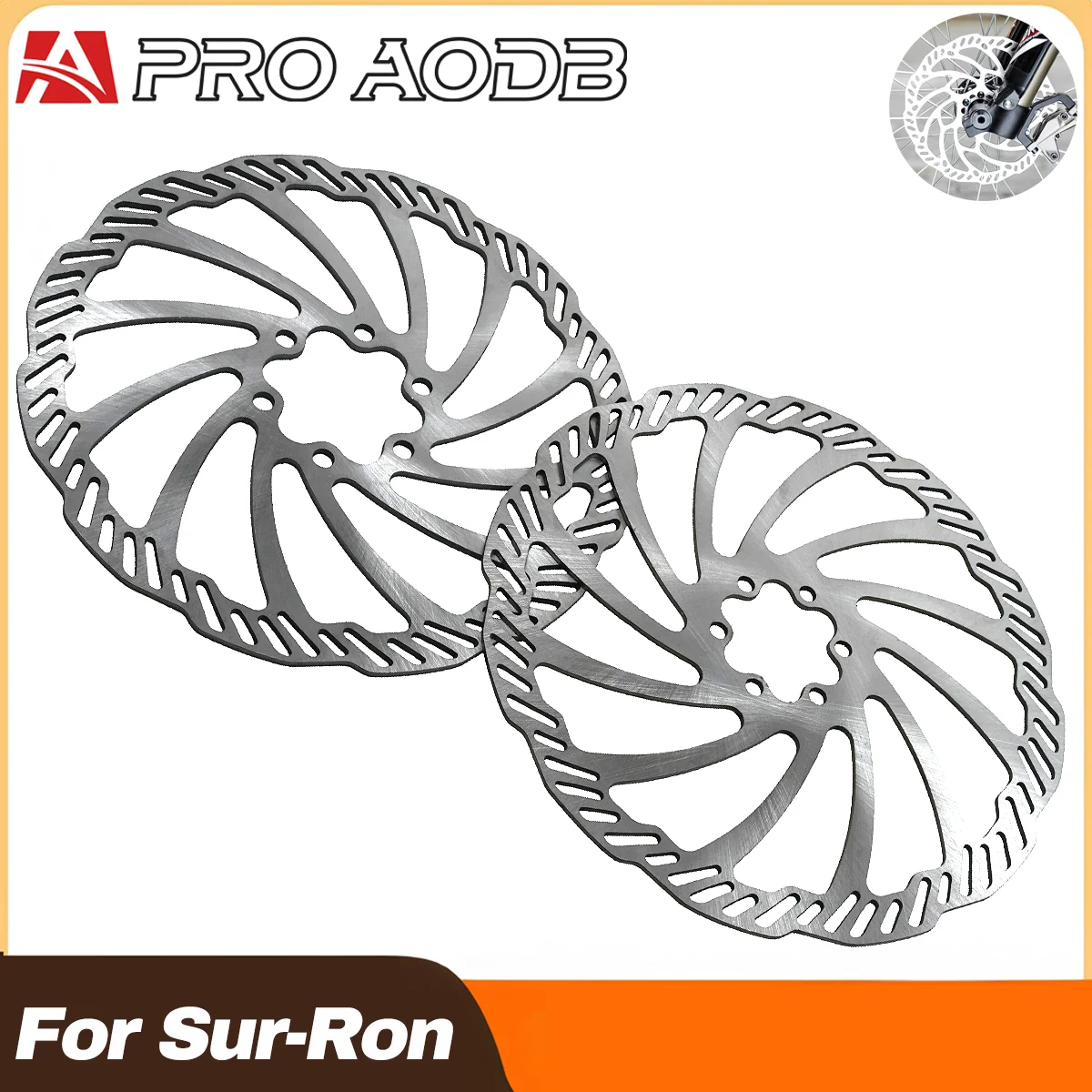 High Precision CNC Aluminum Front Rear Brake Disc Rotors For Surron Electric Dirt Bike Off Road Replacement Parts