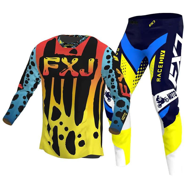 

motocross gear set racing suit Off-road MX DH BMX ATV MTB Enduro MOTO Mens Kits Women's mountain Motorcycle Combo Downhill