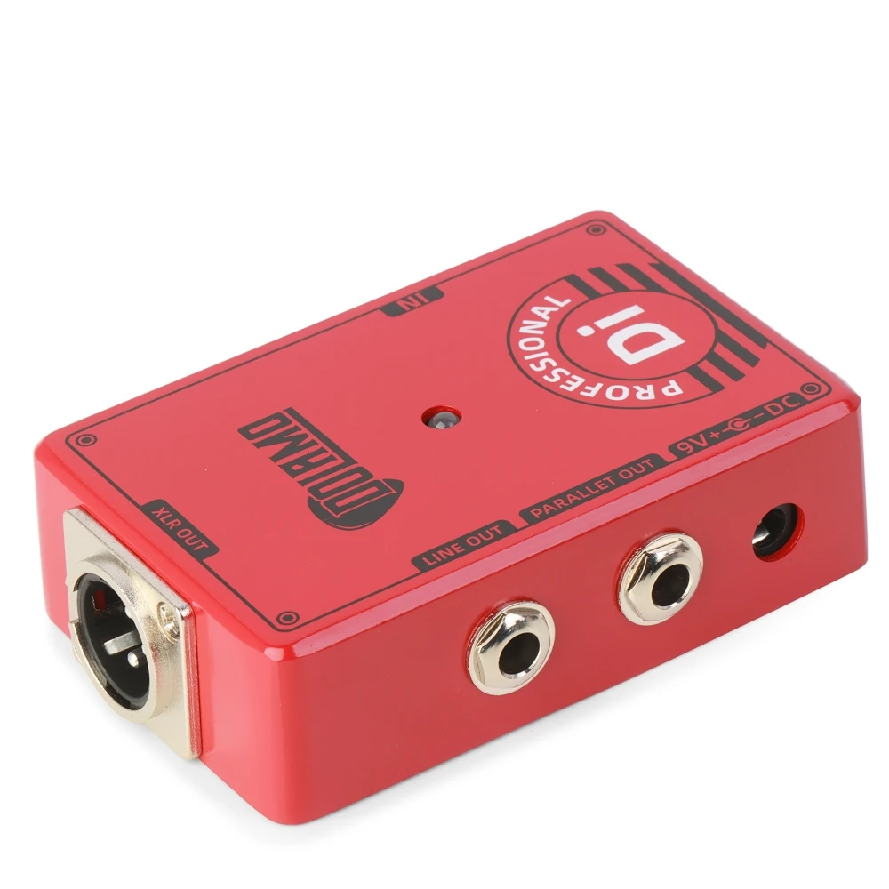 Dolamo D-7 Professional DI Box Guitar Effect Pedal with Ground Lift Switch XLR Out Electric Guitar Parts & Accessories