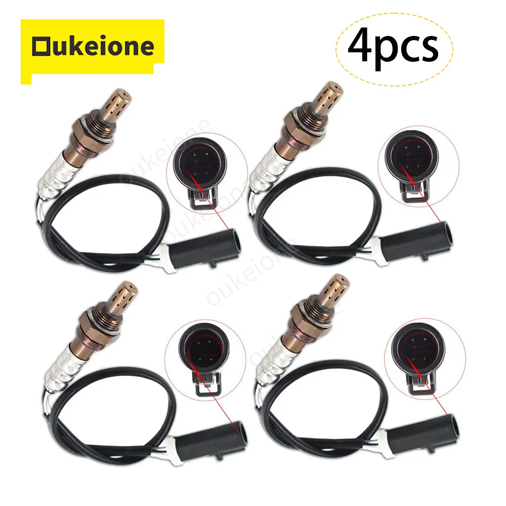 

Комплект из 4 датчиков кислорода (лямбда-зондов) для Ford Explorer V6 4.0L 4.6L (2004-2010), Ranger 2.3L L4, Mazda B2300, Mercury Mountaineer (передний и задний)