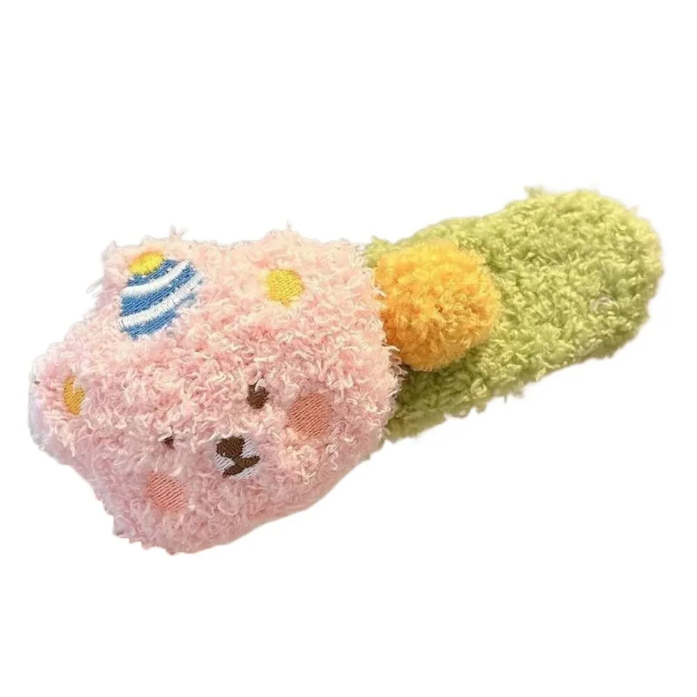 

1/4 шт. красочные плюшевые зажимы в виде утконоса, головные уборы в корейском стиле, мультяшная плюшевая повязка на голову, аксессуары для волос, большой плюшевый медведь, заколка для волос