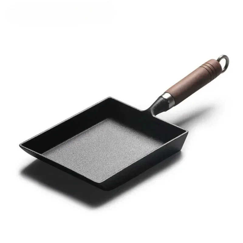 Thickened Japanese Omelette Pan / Tamagoyaki Pan, Non-stick Rectangle Mini Egg Frying Pan - Cast Iron / Aluminum Alloy