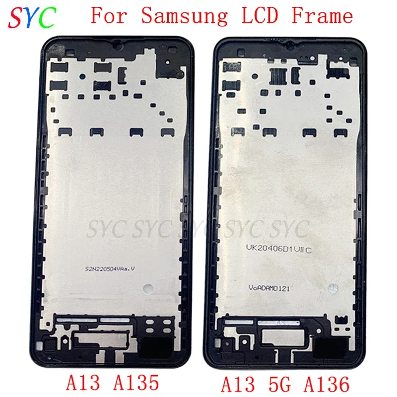 

Middle Frame Center Chassis Cover For Samsung A13 5G A135 A136 Phone Housing Metal LCD Frame Repair Parts