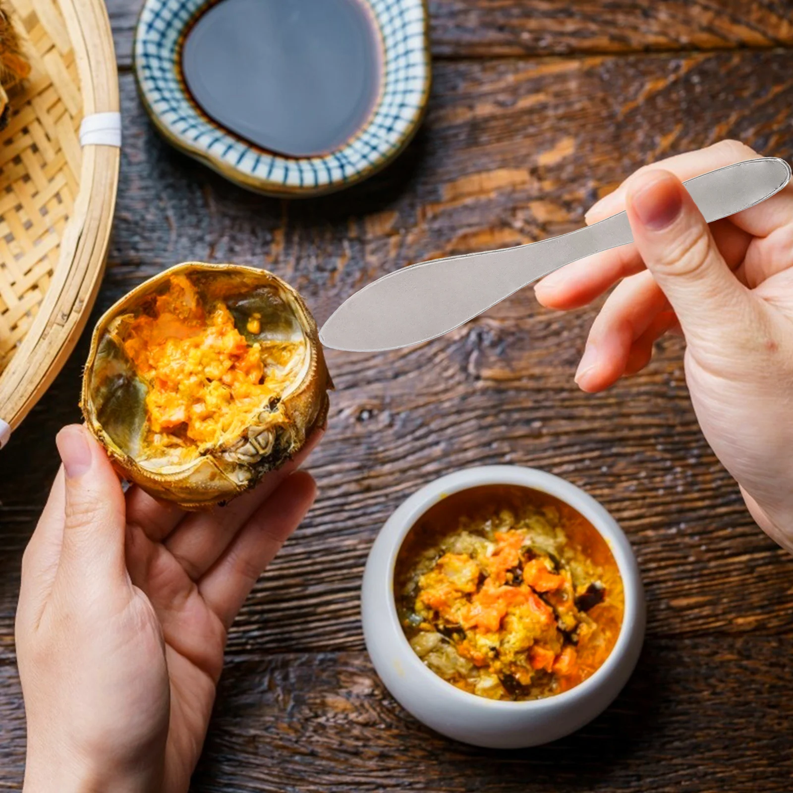 

Stainless Steel Crab Tools Set Professional Kitchen Utensils for Seafood Crackers Picks Forks Home Restaurant Use