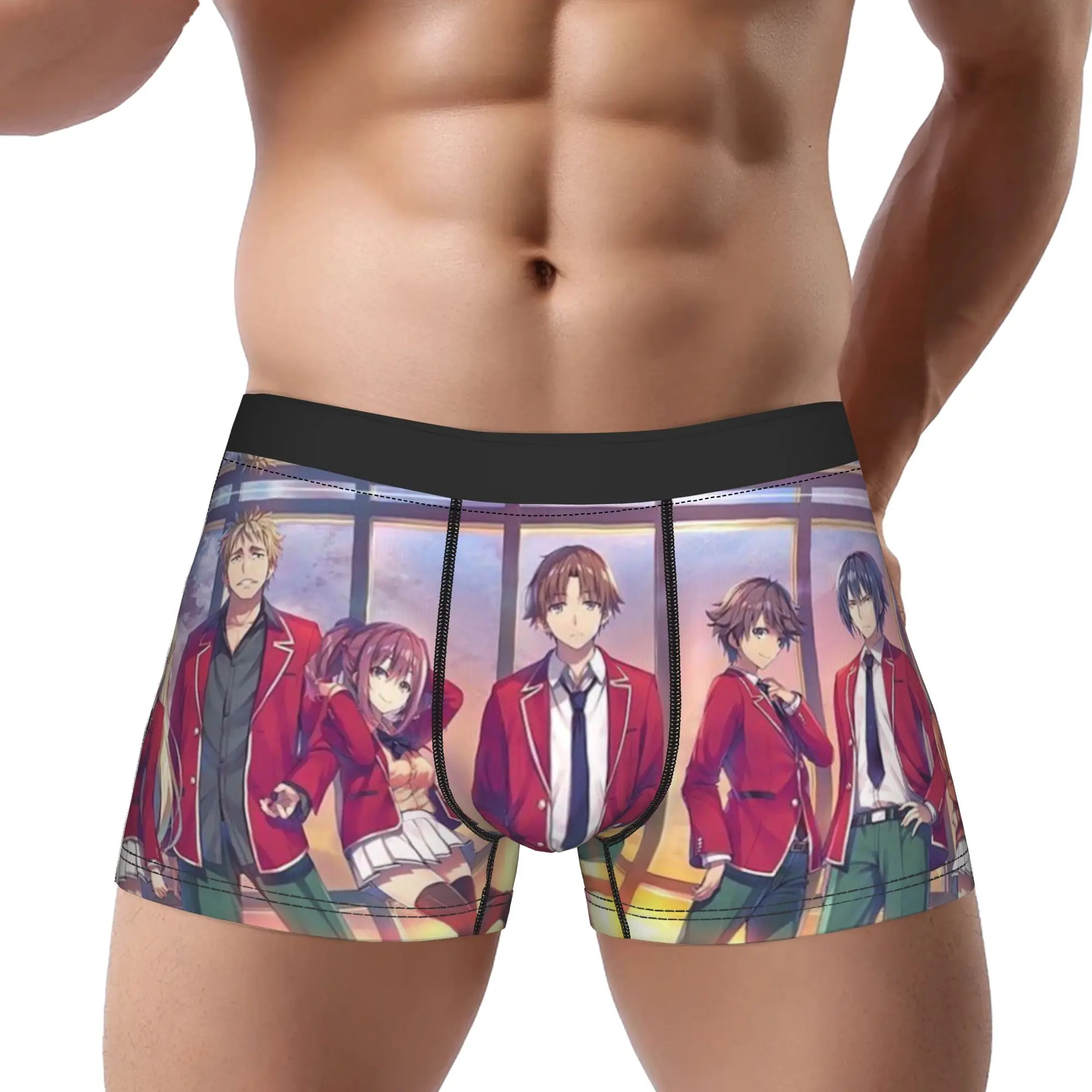 

Мужские трусы-боксеры Classroom of the Elite, удобные шорты-боксеры