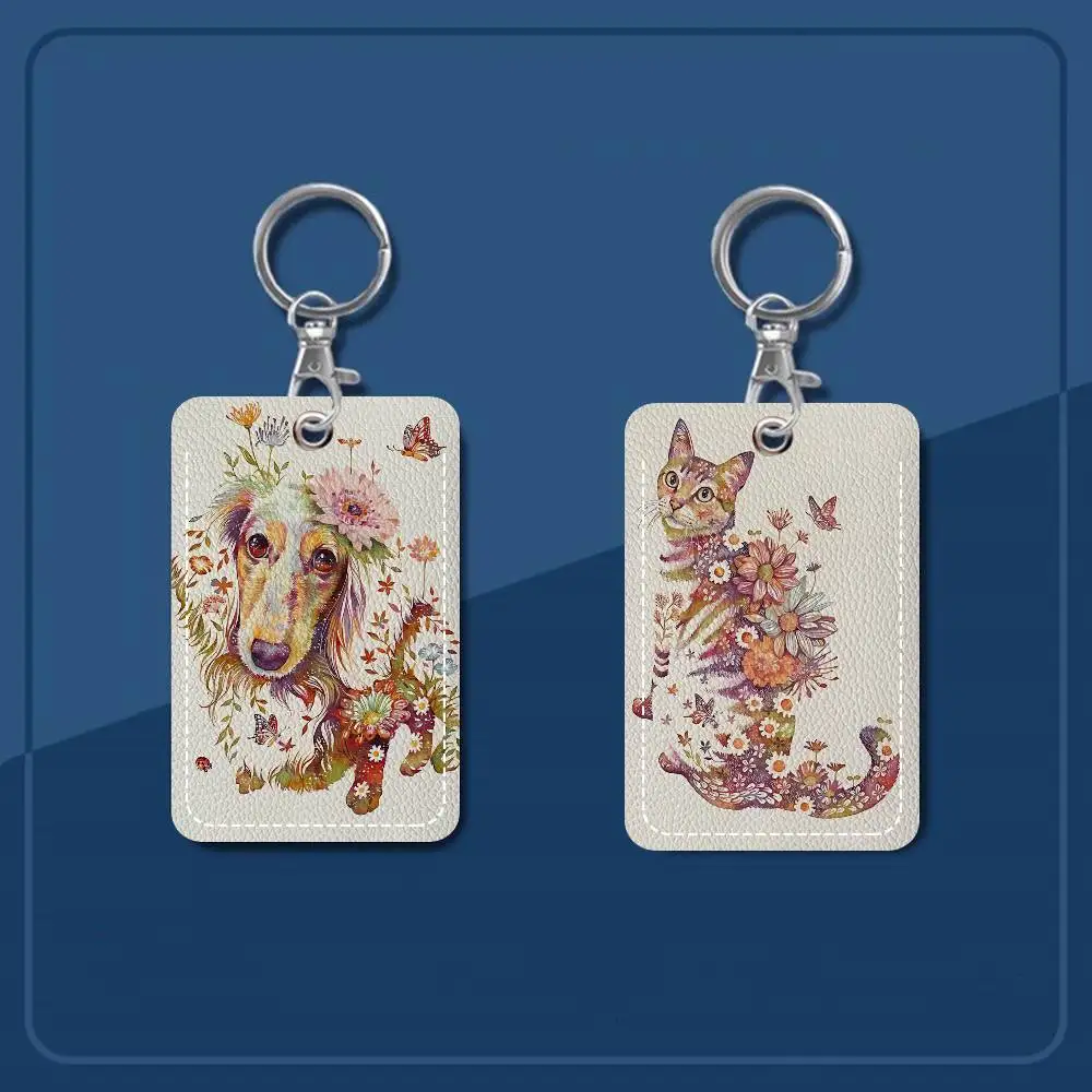 الفن الشهير H-hiroki T-takeda بولي Leather جلد ناعم مستطيلة حامل بطاقة المفاتيح التعريفي مصعد غطاء للحماية الشباب Faion Accory #1