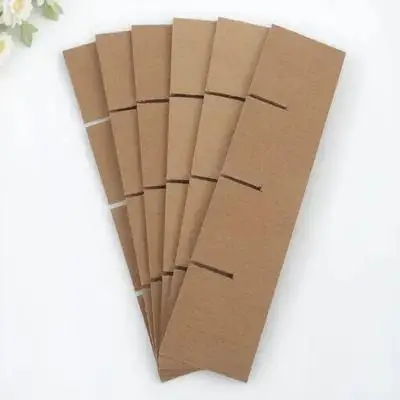 6pcs Cardboard Divider Shipping Box Corner Protectors For Craft Storage Organizer Grid Packaging Box Protector Transport Corner