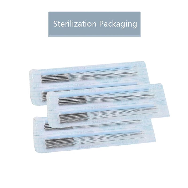 500 PCS EACU disposable sterile Acupuncture needle CE/FDA acupuncture massage tube needle size 0.16/0.18/0.20/0.22/0.25/0.30mm