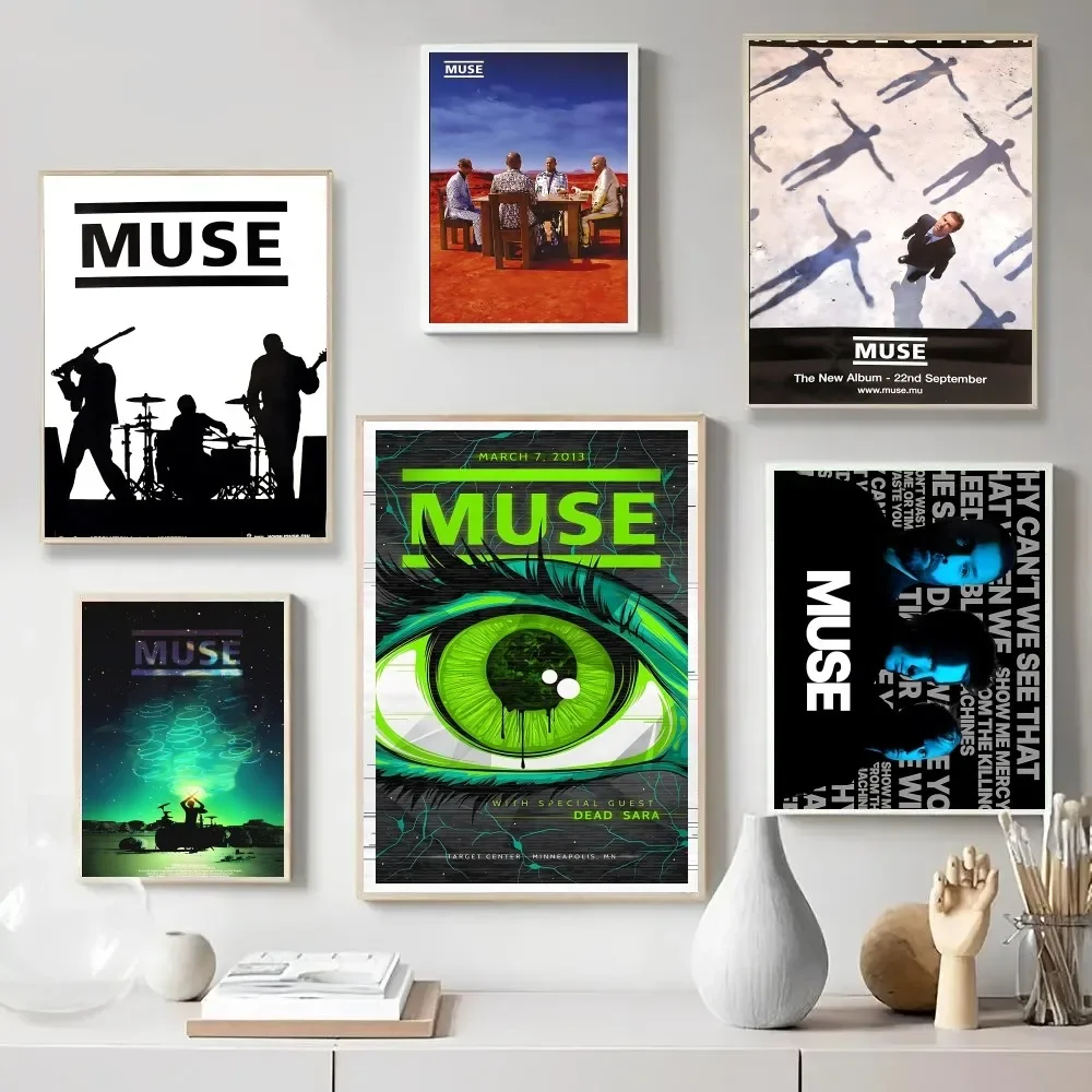 Rock Band Muse Poster POSTER Wall Pictures For Living Room Fall Decor Bedroom