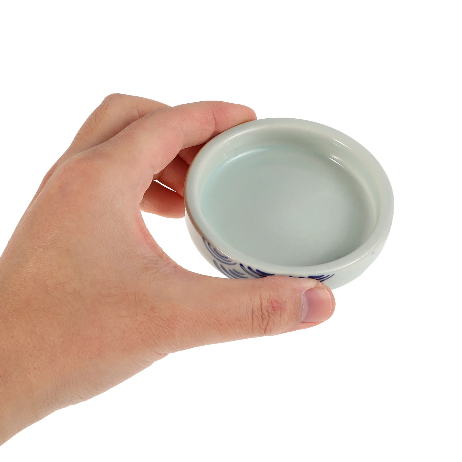 

5 Layer Stackable Ceramic Paint Mixing Trays with Lid Porcelain Palette for Watercolor Calligraphy Pigment Pottery Pallet