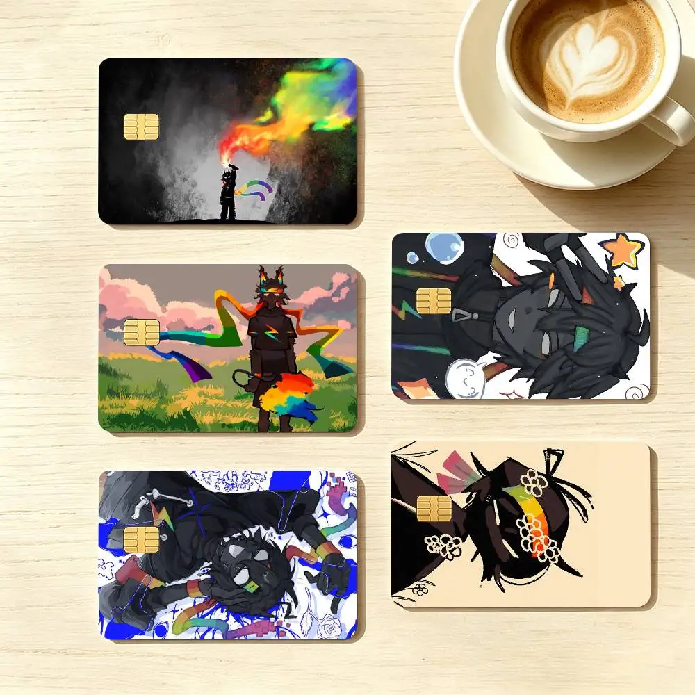 S-Spokeishere S-Spok  Credit Card HD Stickers Small Chip Waterproof Sticker Game Card Decal Gift
