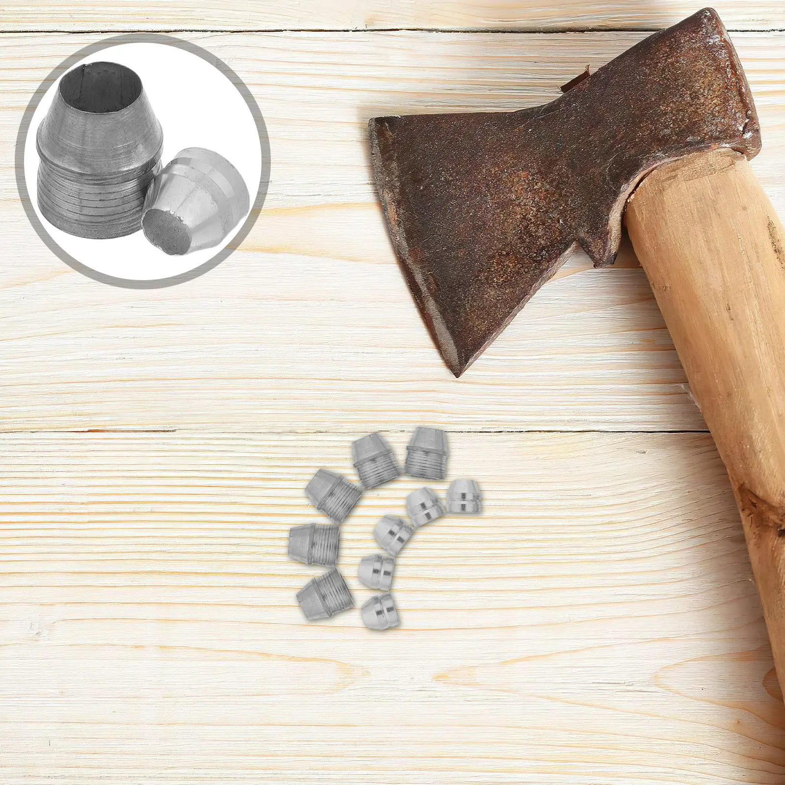 10Pcs Metal Axe Wed…