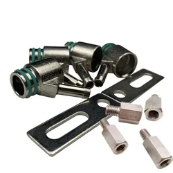 No holes high quality injector adapter for CNG LPG gas fuel car conversion kits M6+M8