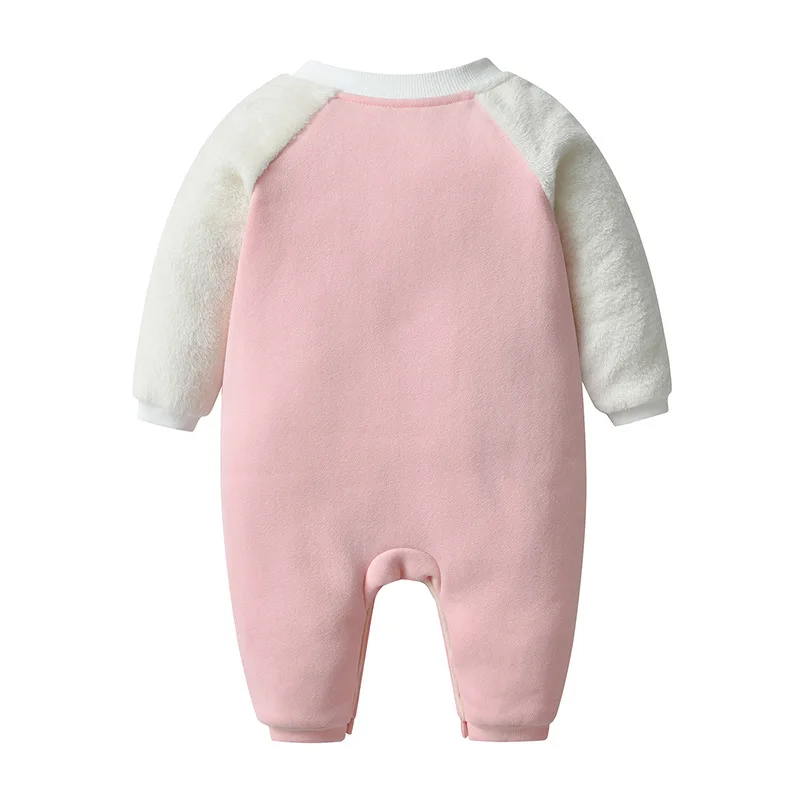 جديد الشتاء طفل الفتيات السروال القصير البطريق زين زائد الصوف الاطفال طفل الفتيان حللا المرقعة الوليد الفتيان داخلية أبلى