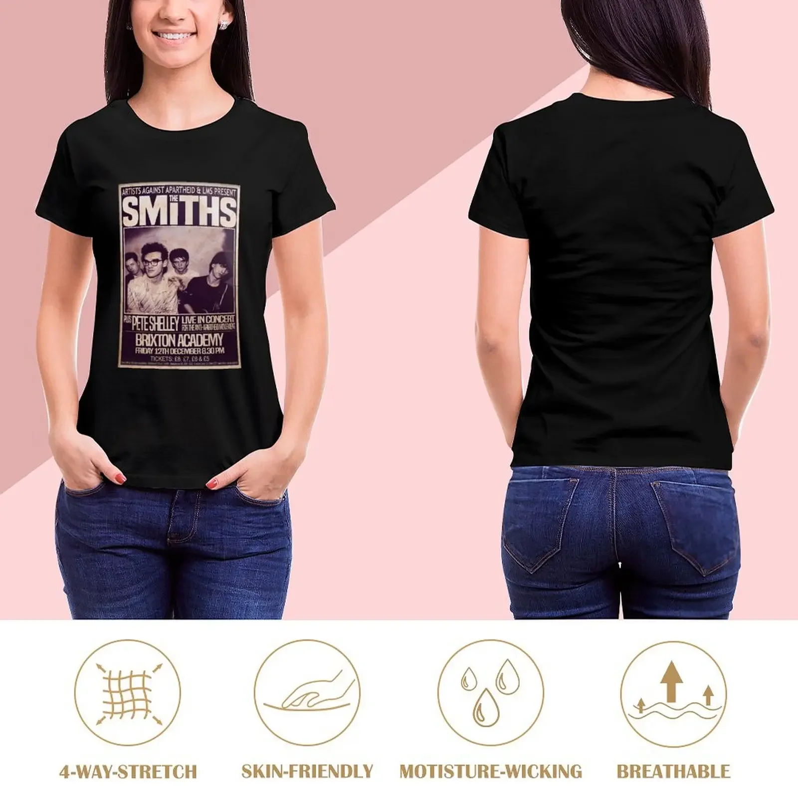 The Smiths 1986 The Final Concert T-Shirt Female clothing new edition hippie clothes funny Womens clothing