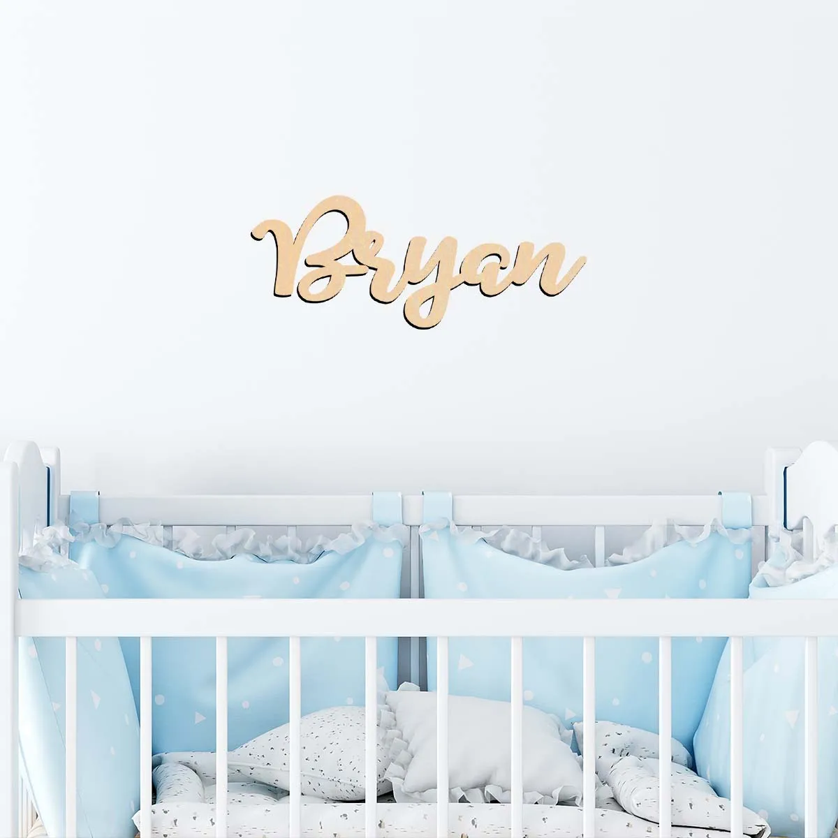 1pc Romantic Biyan example Customizable Text Laser-Cut Sign Wooden Decor Wooden Sign Unfinished Wood for Painting or Glittering