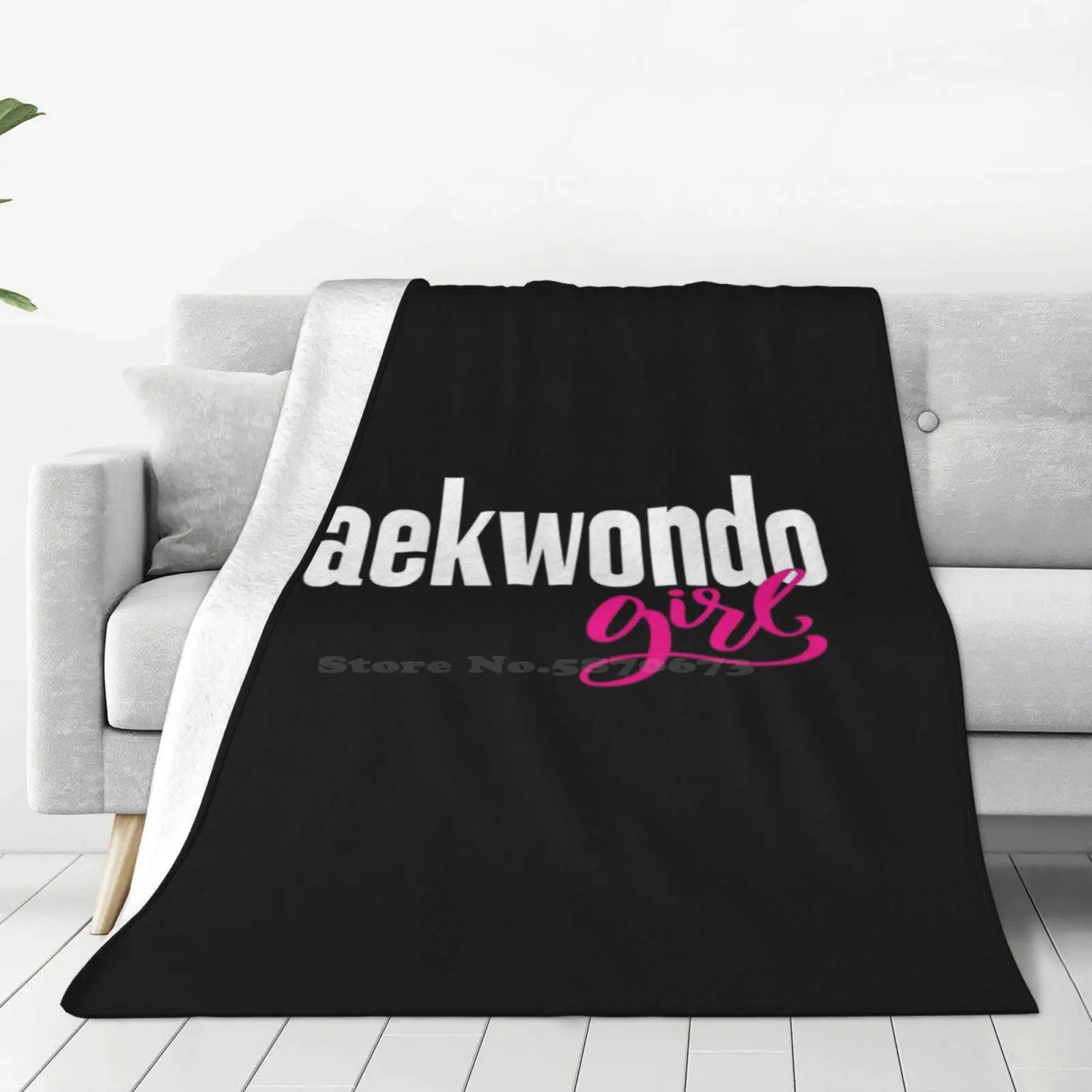 Taekwondo Girl Soft Warm Throw Blanket Taekwondo Mom Taekwondo Martial Arts Taekwondo For Men Taekwondo Kick Taekwondo Dad