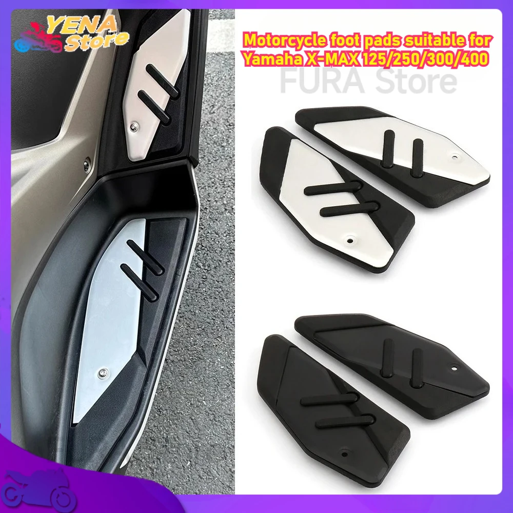 

Modified anti-slip footrest accessories for Yamaha X-MAX 125/250/300/400 motorcycle footrest plates, aluminum alloy pedals