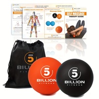 A Set Of 5B Massage Ball Fitness Fascia Ball Muscle Relaxation Ball Acupoint Massage Prick Ball Grip Strength Fitness Ball