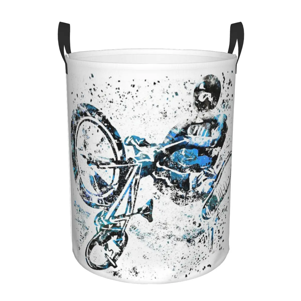 

BMX Rider BMX Bike Корзины для грязного белья Складная большая водонепроницаемая корзина для хранения одежды для дома Детская