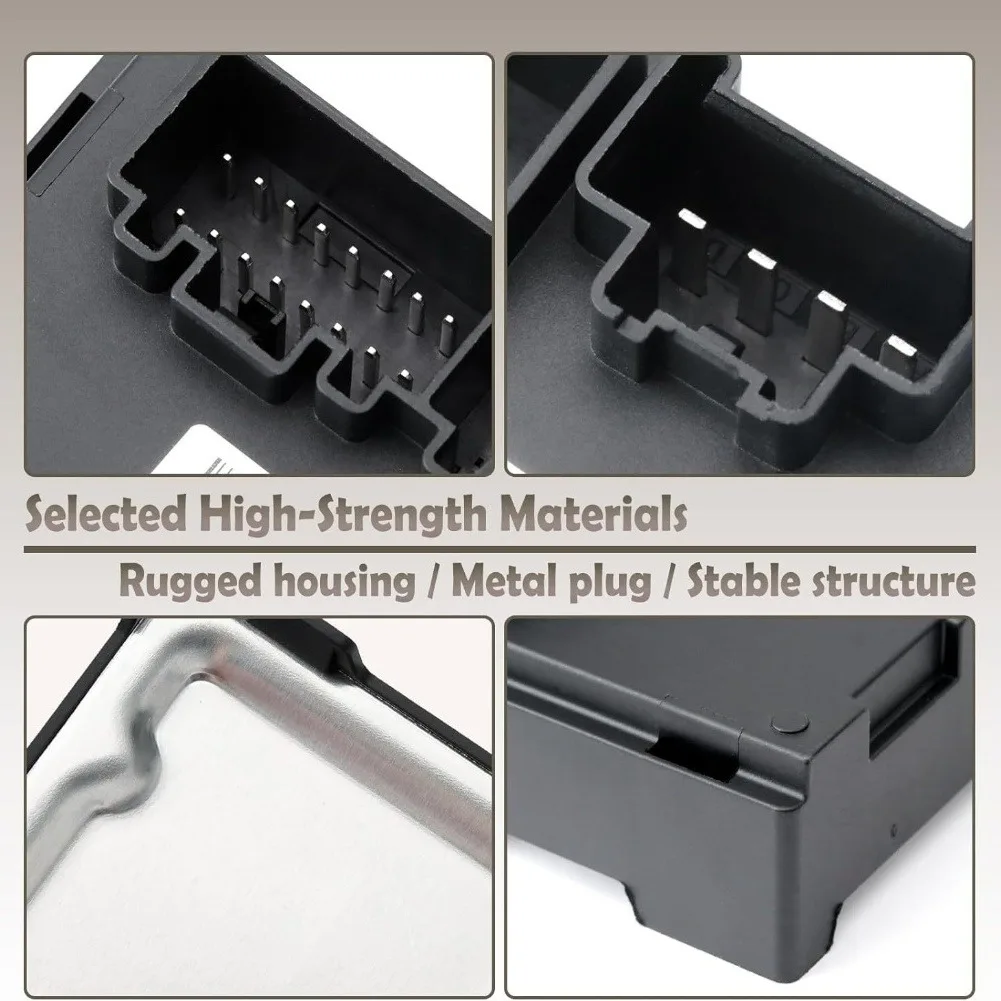 Transfer Case Control Module for Dodge For Durango 2021 Replacement Part Number 68499620AA 68499620AB Black ABS