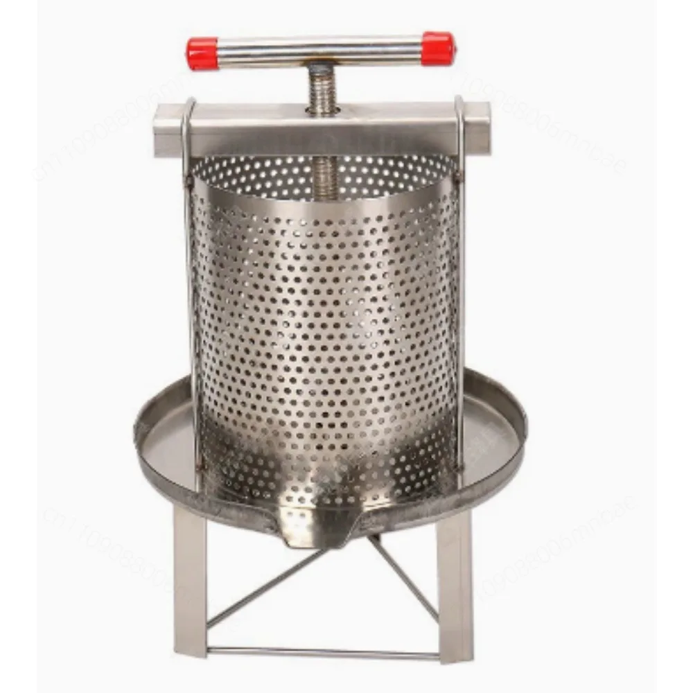 1 Set of Honey Press Beeswax Extractor Stainless Steel Beekeeping Machine, Honey Equipment Beeswax Press for Beekeeping