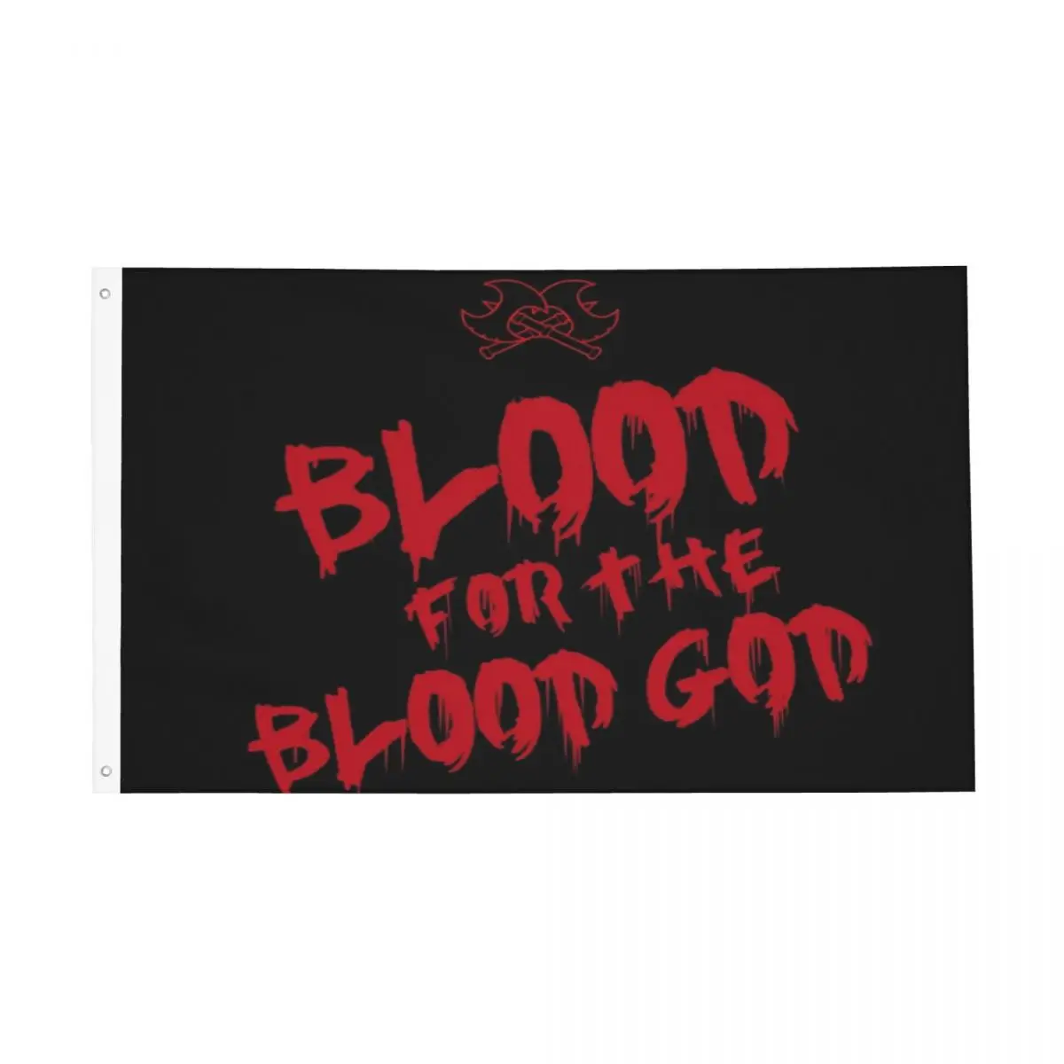 

Khorne Chaos God Graffetti Blood For The Blood God Flag Decor 3x5FT Vintage Outdoor Lawn Fade Resistant Lightweight Bright