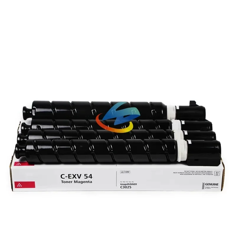 1PCS C-EXV54 Toner Cartridge Compatible for Canon IR-ADV C3025 C3025i BK420g CMY220g High Quality Color Copier Toner Cartridges