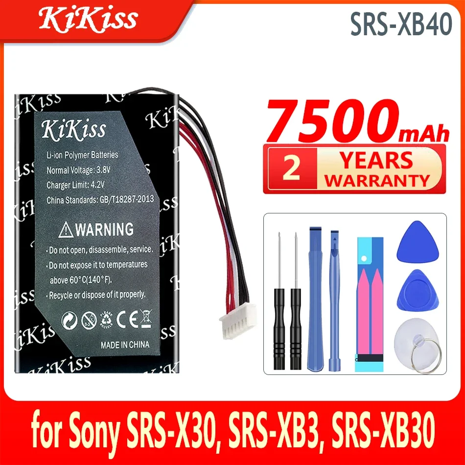 

7500mAh KiKiss Аккумулятор для Sony SRS-X30 SRS-XB3 SRS-XB30