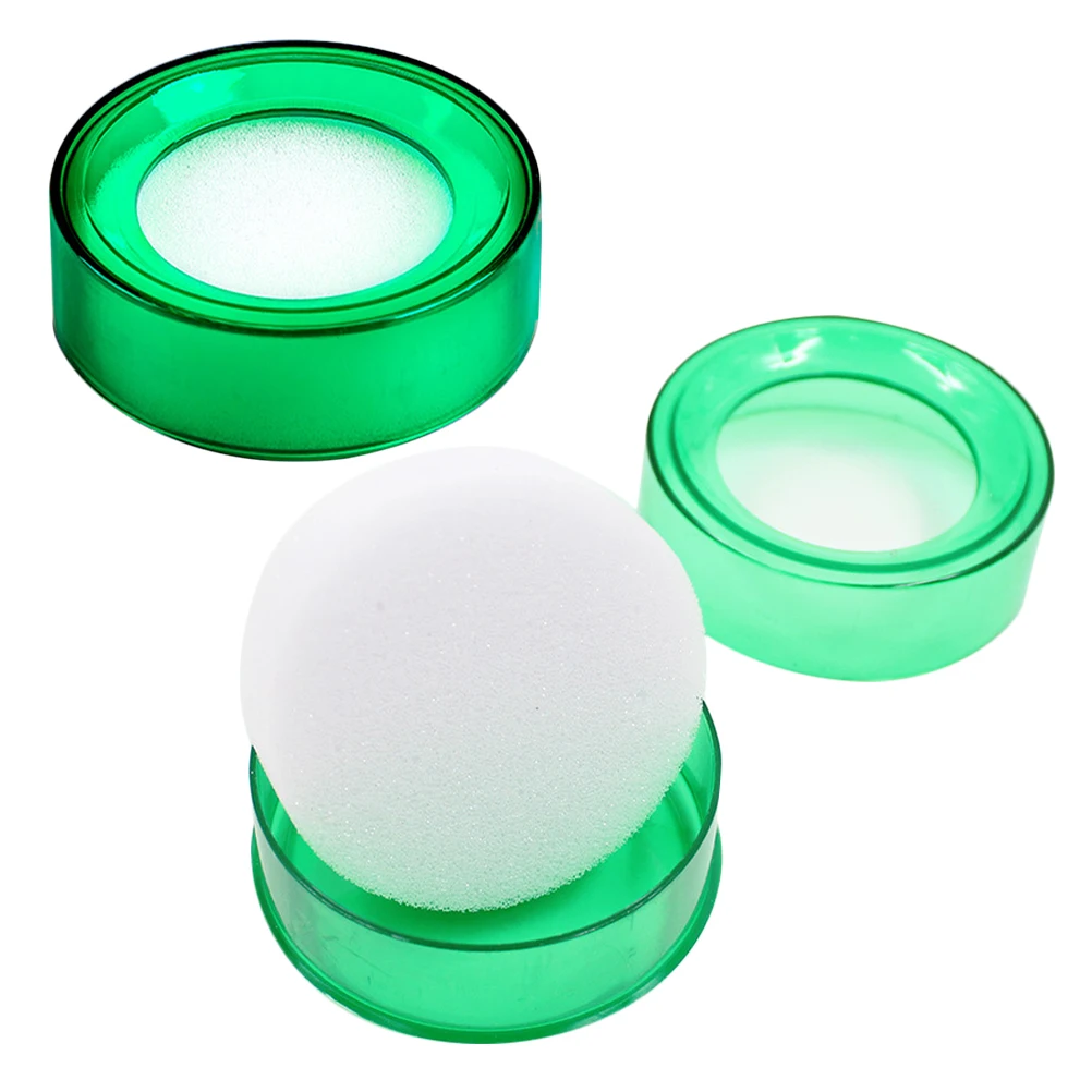

2 Pcs Money Counting Hand Wet Device Finger Sponge Moistener for Office Cup Desktop Plastic Face Paint Sponges Fingers Envelope