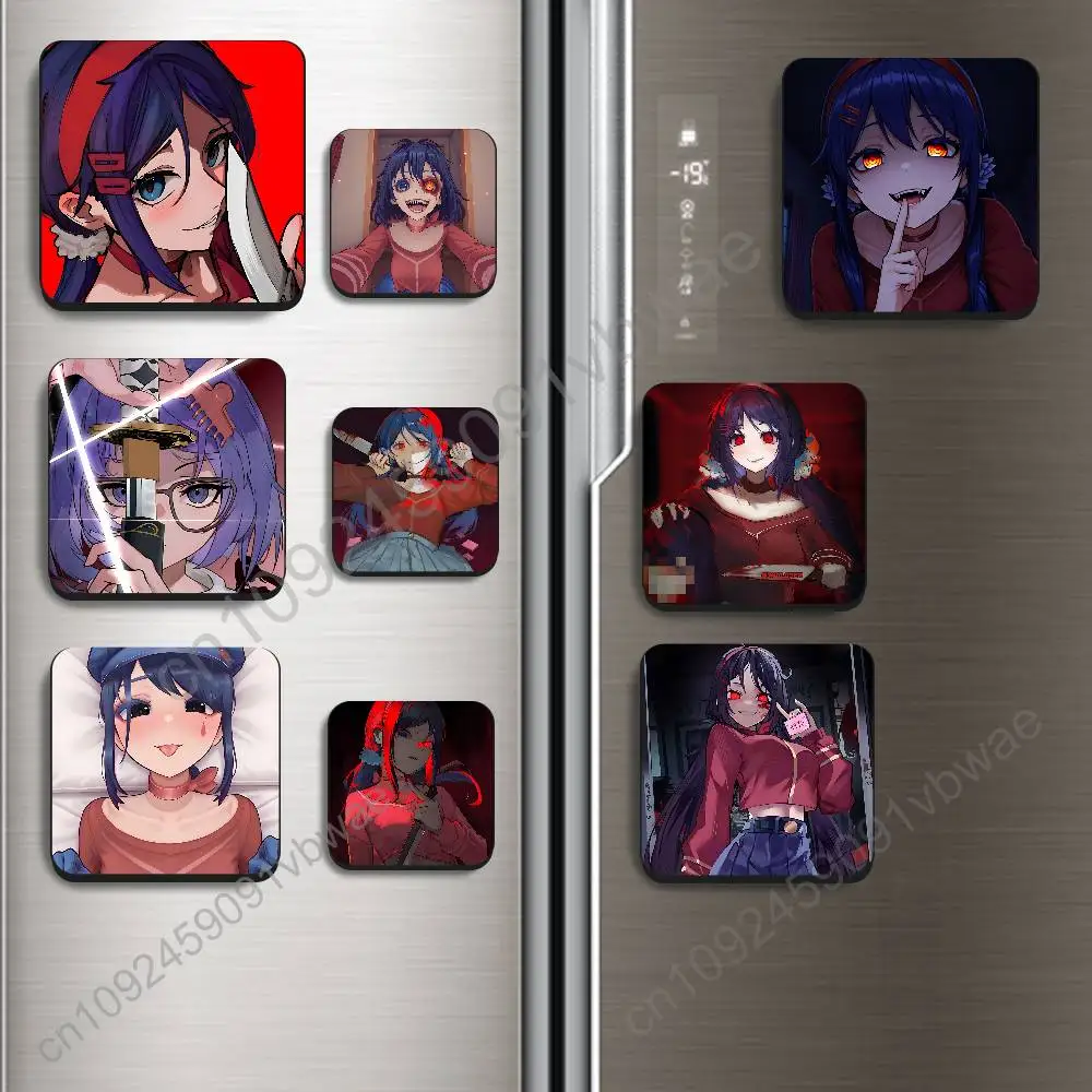 

cool Crazy Mita game MiSide Magnetic Fridge Magnets - No Falling Off, Fit for Refrigerators, All Metal Surfaces,Home Decor