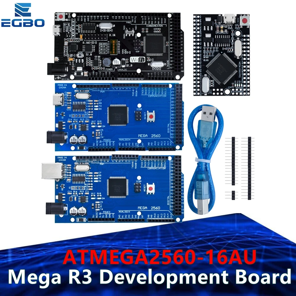 Mega2560 ATMEGA16U2 / Pro Mini MEGA 2560 Mega+WiFi R3 ATmega2560 Chip CH340G For Arduino Mega R3 Development Board WeMos ESP8266